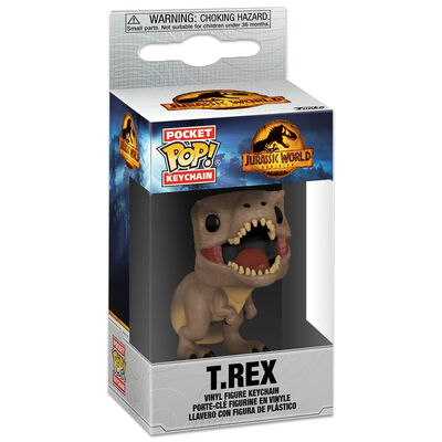 Funko POP Keychain: Jurassic World T-Rex image number 1