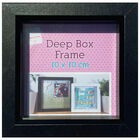Black Deep Box Frame - 10cm x 10cm image number 1