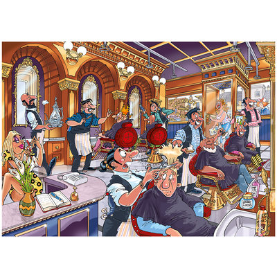 Wasgij Mystery 27 A Close Shave! 1000 Piece Jigsaw Puzzle image number 2