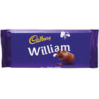 Cadbury Dairy Milk Chocolate Bar 110g - William image number 1