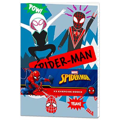 A5 Marvel Spider Man Exercise Books: Pack of 2 image number 1