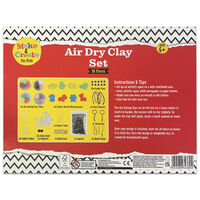Air-Dry Clay Set: 58 Pieces