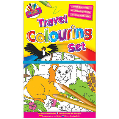 Children&rsquo;s Travel Colouring Set: Assorted image number 2