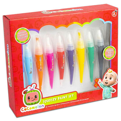 Cocomelon Squeezy Paint Set image number 1