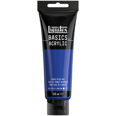 Liquitex Basics Acrylic Cobalt Blue Hue: 118ml image number 1