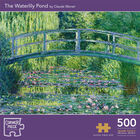 Claude Monet Waterlily Pond Art 500 Piece Jigsaw Puzzle image number 1