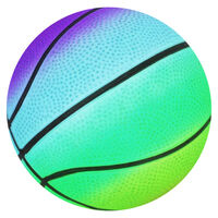 PlayWorks Mini Rainbow Inflated Sports Ball: Assorted