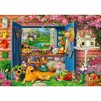 The Potting Shed 500 Piece Jigsaw Puzzle image number 2
