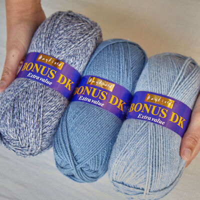Bonus DK: Denim Marl Yarn 100g image number 3