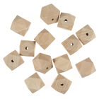Trimits: 50 pack Wooden Geometric Square Cut Beads 30mm image number 1