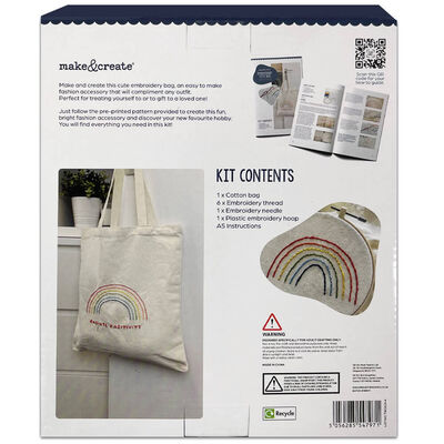 Make Your Own Embroidery Tote Bag Kit image number 2