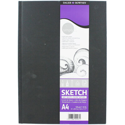 Daler Rowney Simply A4 Soft White Sketch Book image number 1
