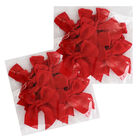 Red Ribbon Bows - Pack Of 30 image number 1