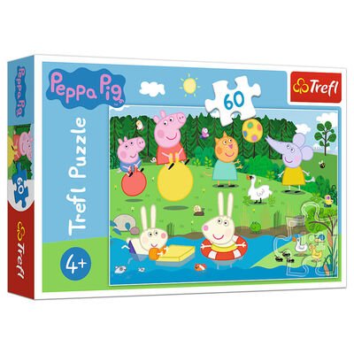 Peppa Pig Holiday Fun 60 Piece Jigsaw Puzzle image number 1