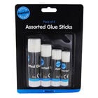 Assorted Glue Sticks: Pack of 4 image number 1