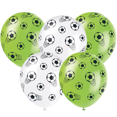 Football Latex Balloons Pack of 5 image number 1
