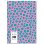 A5 Casebound Purple & Aqua Spots Notebook image number 2