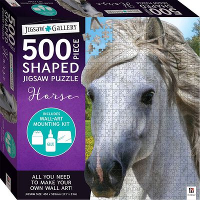 Horse Shaped 500 Piece Jigsaw Puzzle image number 1