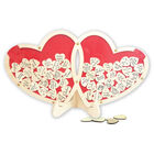 Double Wooden Heart Drop Box Frame image number 1