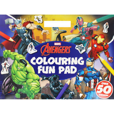 Marvel Avengers Colouring Fun Pad image number 1