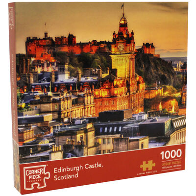 Edinburgh Castle Scotland 1000 Piece Jigsaw Puzzle image number 1