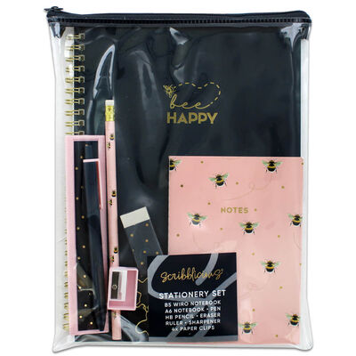 Bee Happy Stationery Set image number 1