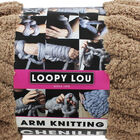 Loopy Lou Super Chunky Chenille Light Brown Yarn - 250g image number 3