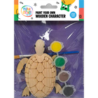 Paint Your Own Wooden Character: Turtle image number 1