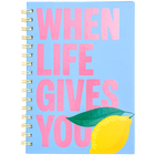 A5 Wiro When Life Gives You Notebook image number 1