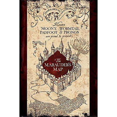 Harry Potter The Marauders Map Wall Poster image number 1