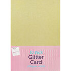 A4 Gold Glitter Card - 10 Pack image number 1