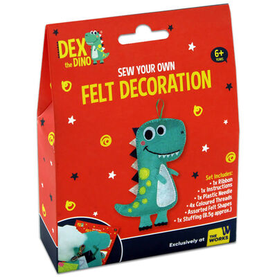 Sew Your Own Felt Decoration: Dex the Dino image number 1