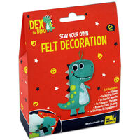 Sew Your Own Felt Decoration: Dex the Dino