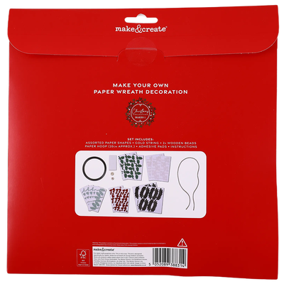 Make Your Own Festive Paper Wreath Decoration image number 4