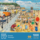 Seaside Nostalgia 1000 Piece Jigsaw Puzzle with Portapuzzle Deluxe Jigsaw Carrier Bundle image number 2