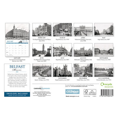 Belfast Memories A4 Calendar 2021 image number 3