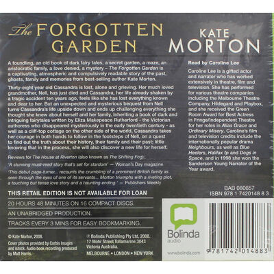 The Forgotten Garden: MP3 CD image number 2