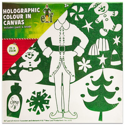 Elf The Movie Holographic Paint Canvas image number 1