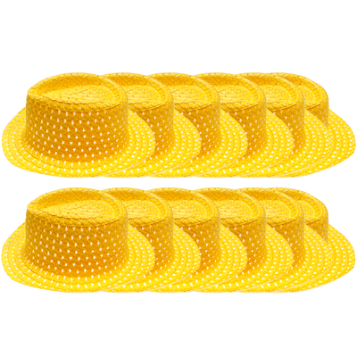 Yellow Cowboy Hat Bundle: Pack of 12 image number 1