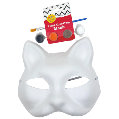 Paint Your Own Cat Mask Kit image number 1