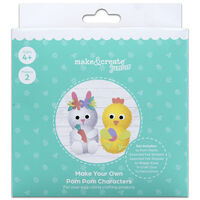 Make Your Own Easter Pom Pom Characters Set