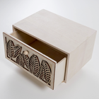Mini Leaf Laser Cut Wooden Cabinet image number 2