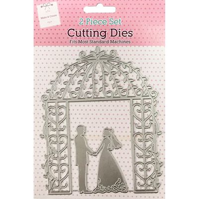 Wedding Couple Metal Cutting Die Set image number 1