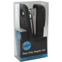 Assorted Easy Grip Stapler Set - 1000 Staples