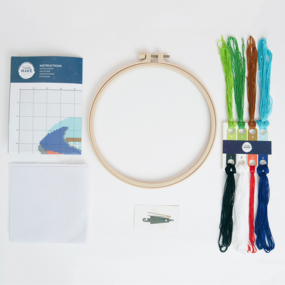 Simply Make: Football Cross Stitch Craft Kit image number 3