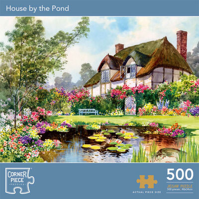 House by the Pond 500 Piece Jigsaw Puzzle image number 1