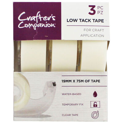 Crafters Companion Low Tack Tape - Pack of 3 image number 4