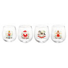 Santa & The Nutcracker Drinking Glasses: Set of 4 image number 2