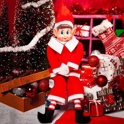 Christmas Elf Santa Outfit image number 2
