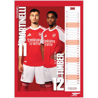 Arsenal FC 2026 A3 Calendar